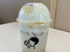 烤黑糖波波牛乳（首创）-喜茶(上海北外滩来福士店)