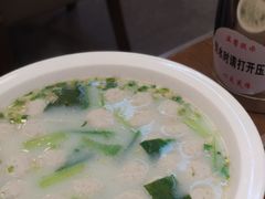 招牌自制手打鱼丸汤-北李妈妈菜·虾爬子大锅贴(贵和店)