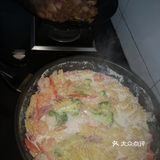 实际想吃奶油培根意面的，无奈家里只有通心粉了