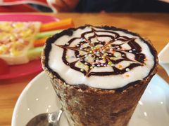 燕麦杯babycchino-CafeDuVillage乡村咖啡馆(美邻苑店)