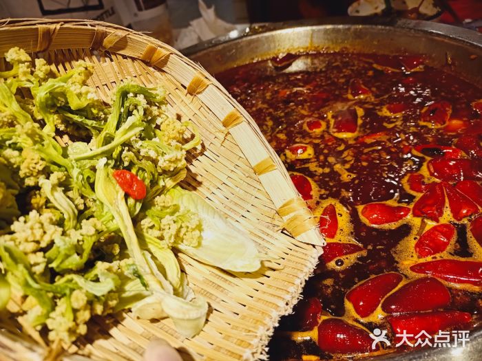 贤合庄卤味火锅(太古里店)高山干花菜图片