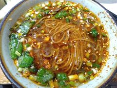 庙会摊的冒饸饹-长安巷子