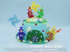 -卡比儿童蛋糕·心意定制·低脂零卡糖动物奶油FancyBALLOON(滨海店)