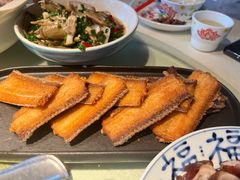 干炸带鱼-老头儿真传-老头儿油爆虾(胜利河美食街店)