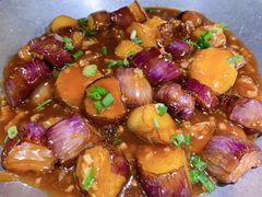 客家烧茄子-绿茶餐厅(华联万柳店)