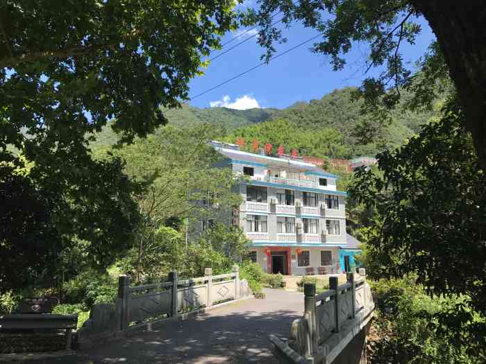 千岛湖水月湾农庄-"找了一个离森林氧吧几百米的农家乐,一下车.