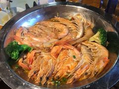 堂焗牛油蒜蓉虾-去茶去餐厅(中央大街店)