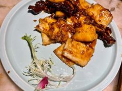 黑椒牛仔骨炒年糕-绿茶餐厅(乐峰广场店)