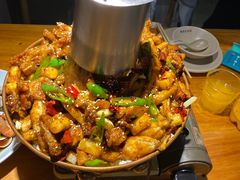网红单层炭火牛蛙-魔鬼牛蛙小厨•烤鱼•龙虾(上马墩光华时代店)