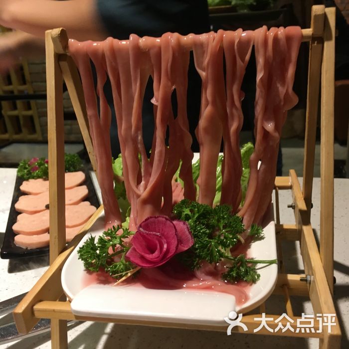 大渝海棠文艺火锅-鸭肠-菜-鸭肠图片-成都美食-大众点评网