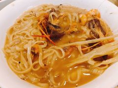 虾爆鳝片面-何记面馆(龙泉山店)