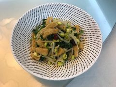 菠菜豆芽拌面筋-汉唐宴长安食府