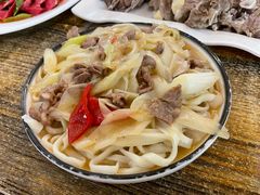 葱爆羊肉盖浇面-清真·西北人家风味馆(中山中路店)