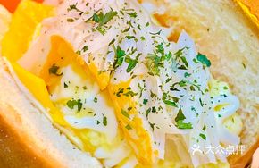 Cheesy Crab Stick Omurice Toast