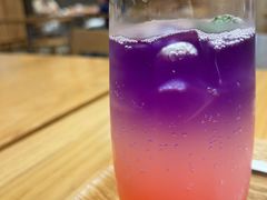 蝶豆花可尔必思苏打-Café & Meal MUJI(北京坊店)