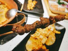 热气羊肉串-京韵胡同·酱香羊蝎子火锅涮肉(长寿路店)