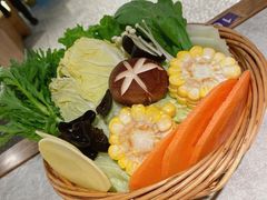 时令蔬菜拼盘-鲜潭蒸汽石锅鱼(五道口购物中心店)