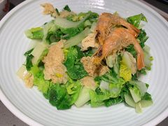 邬山腐皮杭白菜-老头儿油爆虾(星光一期店)