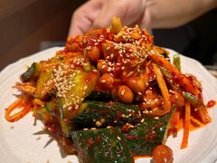 桔梗拌花菜-缘·金家烤鳗鱼(西塔总店)