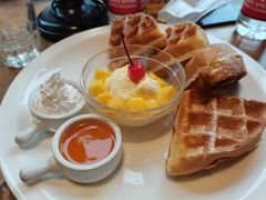 芒果冰淇淋松饼-雕刻时光·无国界料理西餐厅(五山店)