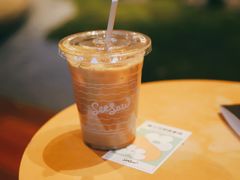 栀子花梨香拿铁-Seesaw Coffee(朝阳大悦城店)