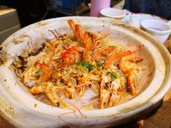 蒜蓉焖锅虾-小锅饭(欧亚卖场店)