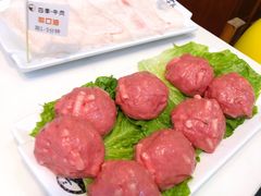手锤牛筋丸（生）-三头牛·潮汕牛肉生蚝火锅 (夏湾店)