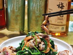 毛蛤蜊拌菠菜-萃和楼海鲜酒店(汉口路店)
