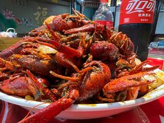 麻辣小龙虾-天津乾毓德饭庄·清真传统炒菜·海鲜烧烤(咸阳路店)