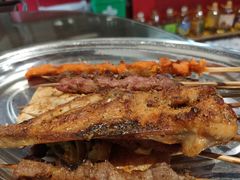 碳烤羊肉串-手抄板凳江南菜(湖滨商业街店)