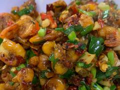 韭菜河虾-笨罗卜浏阳菜馆(星沙店)