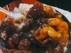 老味杏肉红豆刨冰-小胖老味刨冰