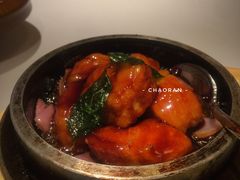 石锅烹银鳕鱼-玫瑰厅上海菜(兴国路店)