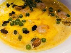 咸蛋黄虾仁蒸蛋-尚岛私房菜(西方巷店)