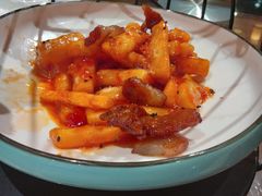 -东来菜馆•手抓海鲜家常菜•海鲜锅贴(鸽子窝店)