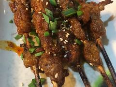 烤牛肉串-大漠留香盐池滩羊烧烤餐厅(向阳步行街店)