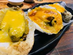 金枕榴莲烤蚝-蚝美人·生蚝海鲜烧烤(茶花园店)