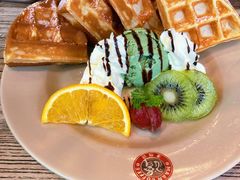 水果冰淇淋松饼-漫咖啡(银泰创意城店)