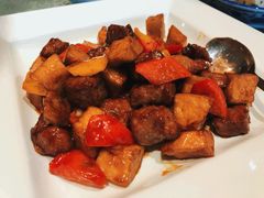 杏鮑菇牛肉粒-世博洲际酒店-盛会堂中餐厅
