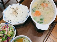 奶油蘑菇炖菜套餐-肥朵食堂(带梦胡同店)