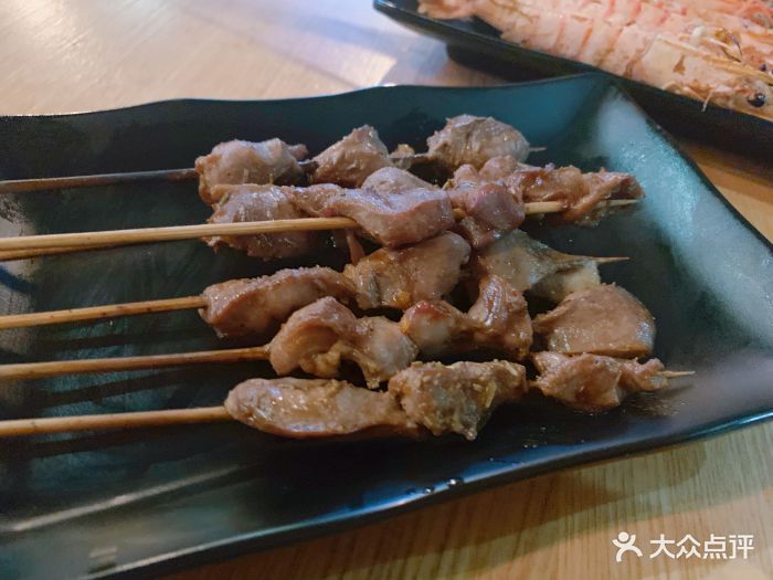快活强海鲜烧烤烧鸡肾图片