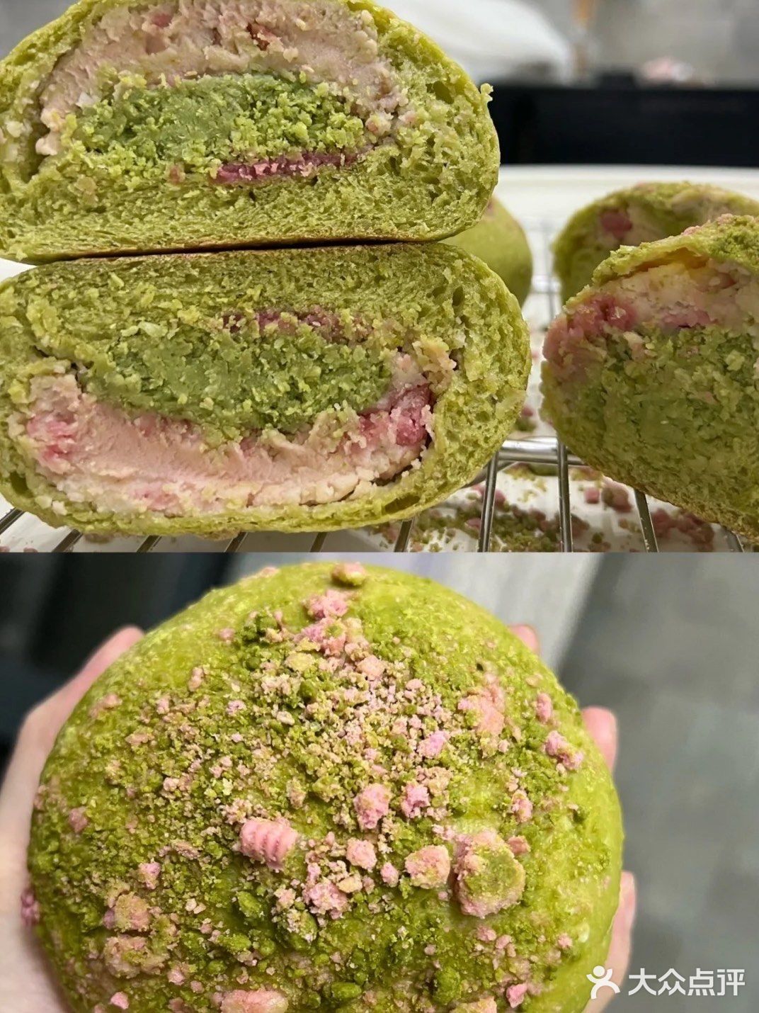 美哭 •路这是春天的颜色,樱花抹绿奶酪 包的