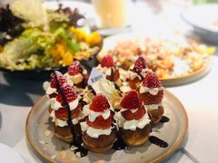 草莓忌廉华夫饼-BE BRIGHT KITCHEN(正佳广场店)