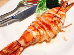 香煎大虎虾（位上）-匠心牛公馆·潮汕牛肉海鲜火锅(索菲特店)