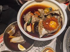 -草家酱蟹炭火烤肉店(珲春南路一店)