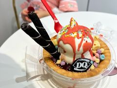 草莓樱花华夫碗-DQ·蛋糕·冰淇淋(天通苑华联店)