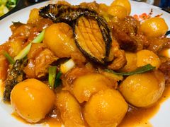 -东来菜馆•手抓海鲜家常菜•海鲜锅贴(鸽子窝店)