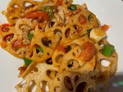 小炒藕片-绿茶餐厅(华联万柳店)