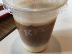 诚心橙意冰拿铁咖啡-肯德基(亦庄上海沙龙店)