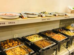 自助取餐区-鹈鹕素食餐厅自助餐部(正阳街店)